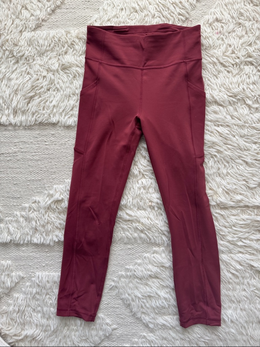 lululemon Burgundy High-Rise Leggings